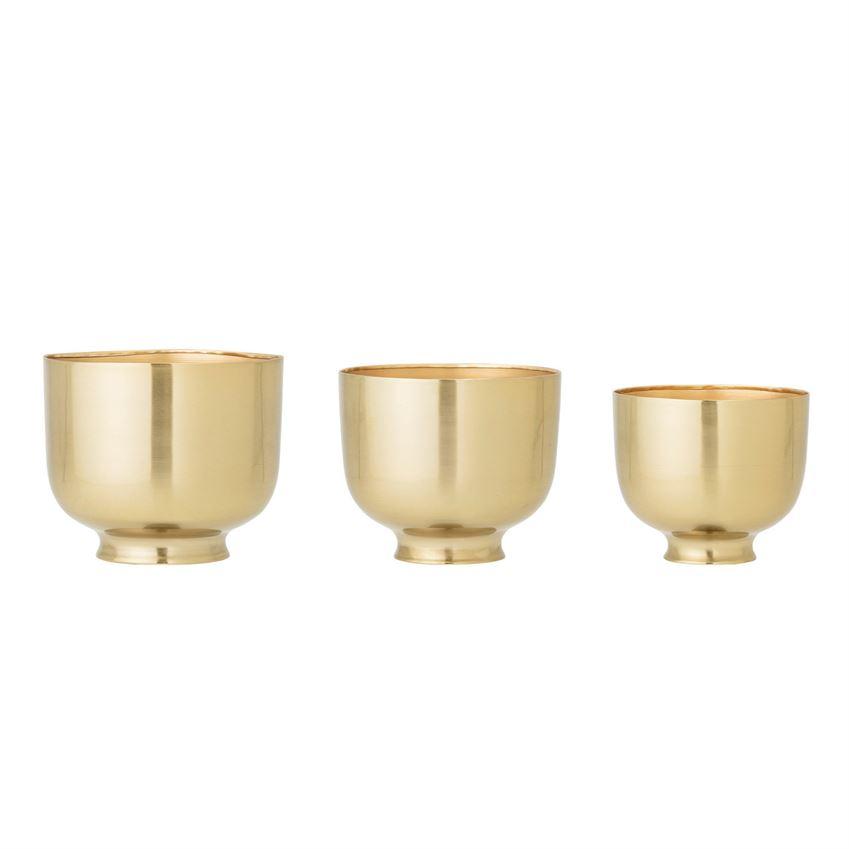 Gold Metal Planters