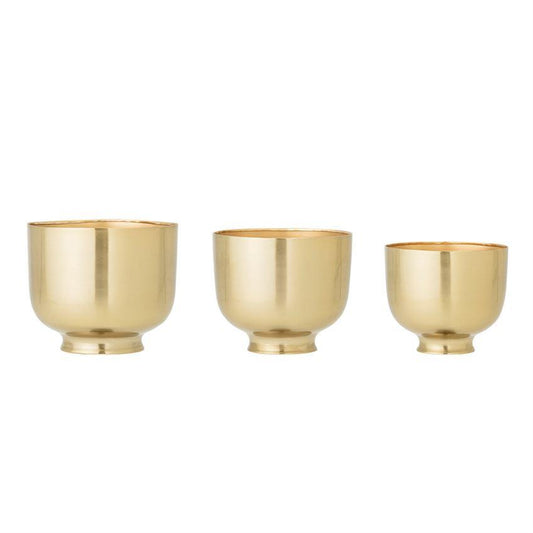 Gold Metal Planters